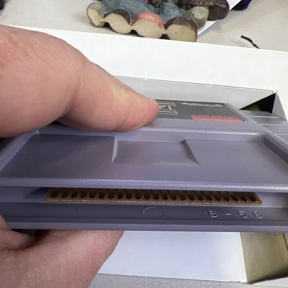 Williams Arcade's Greatest Hits SNES Complete! CIB Reg CARD LOOK!